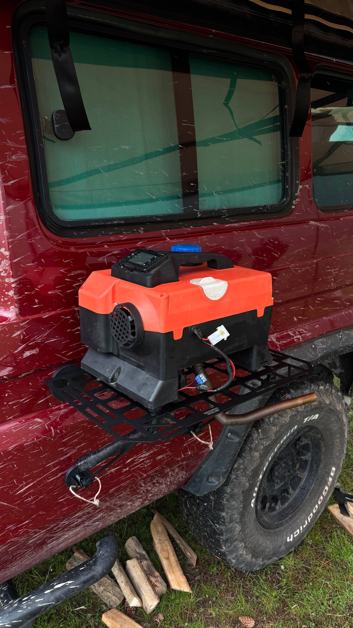 Portable Diesel Heater Table