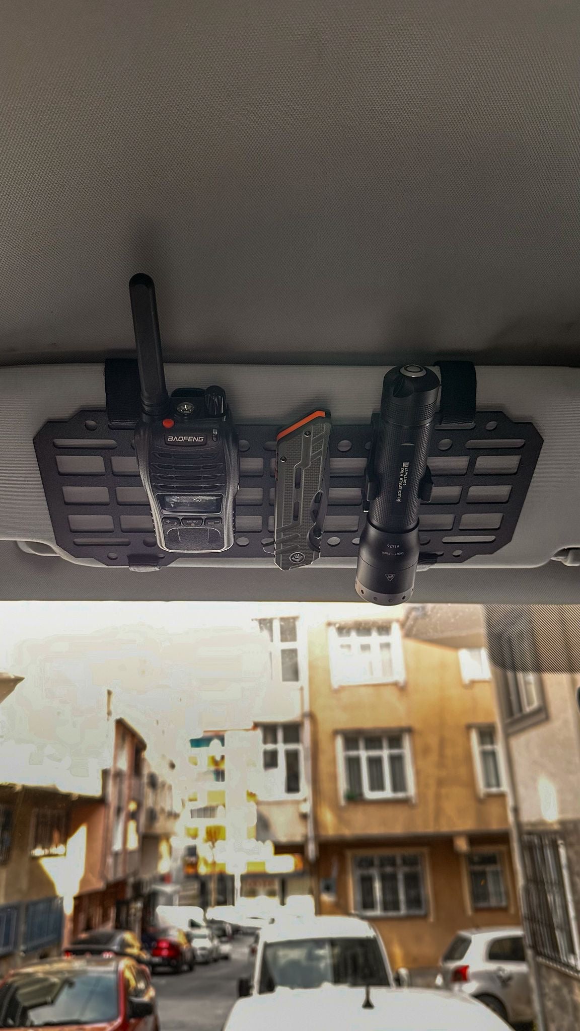 Sun Visor Molle Panel - Small Size