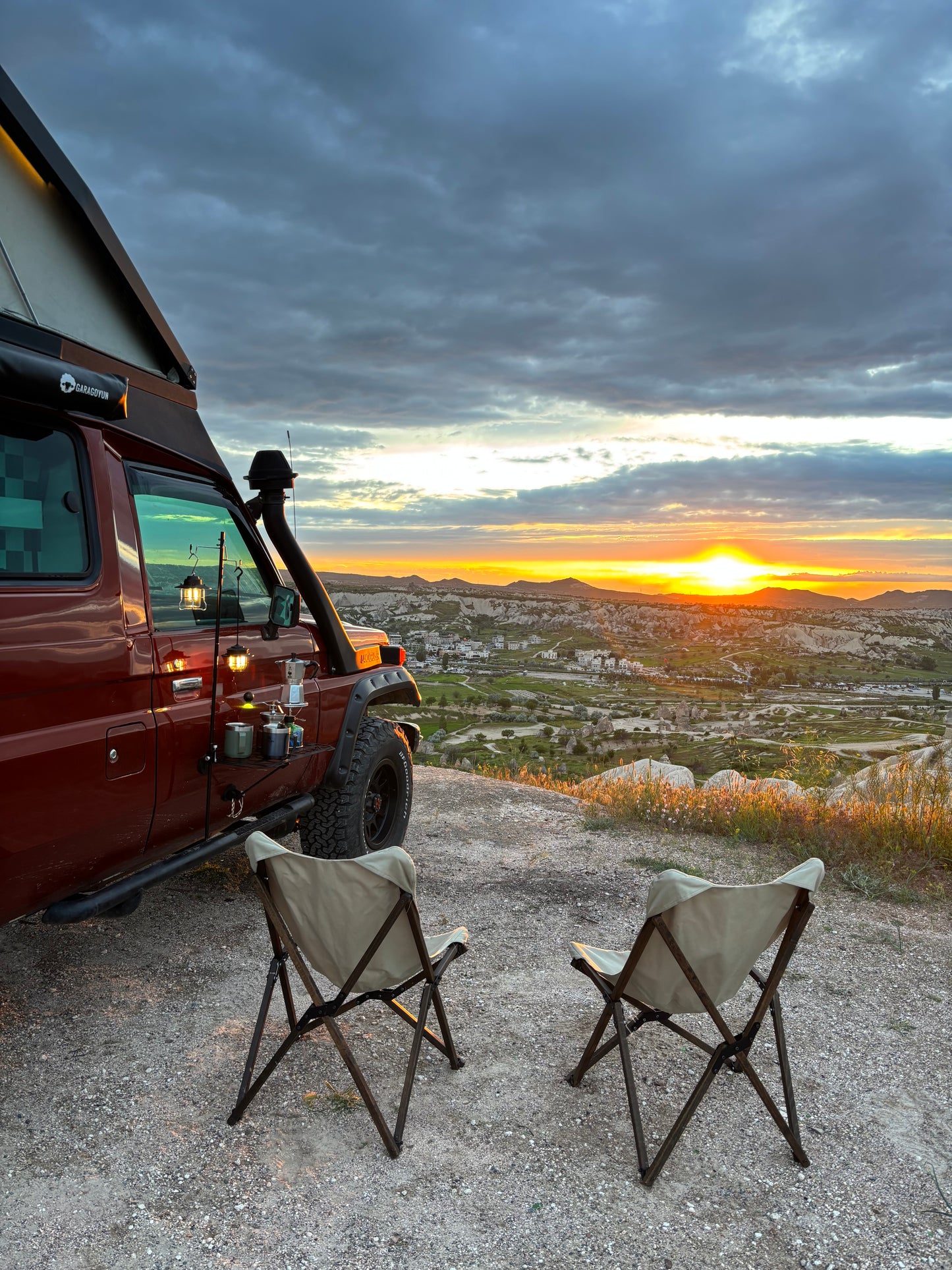 For-rest55 Portable Magnetic Camping Table