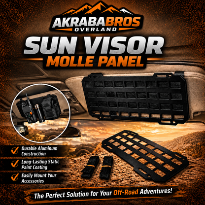 Sun Visor Molle Panel - Oversize